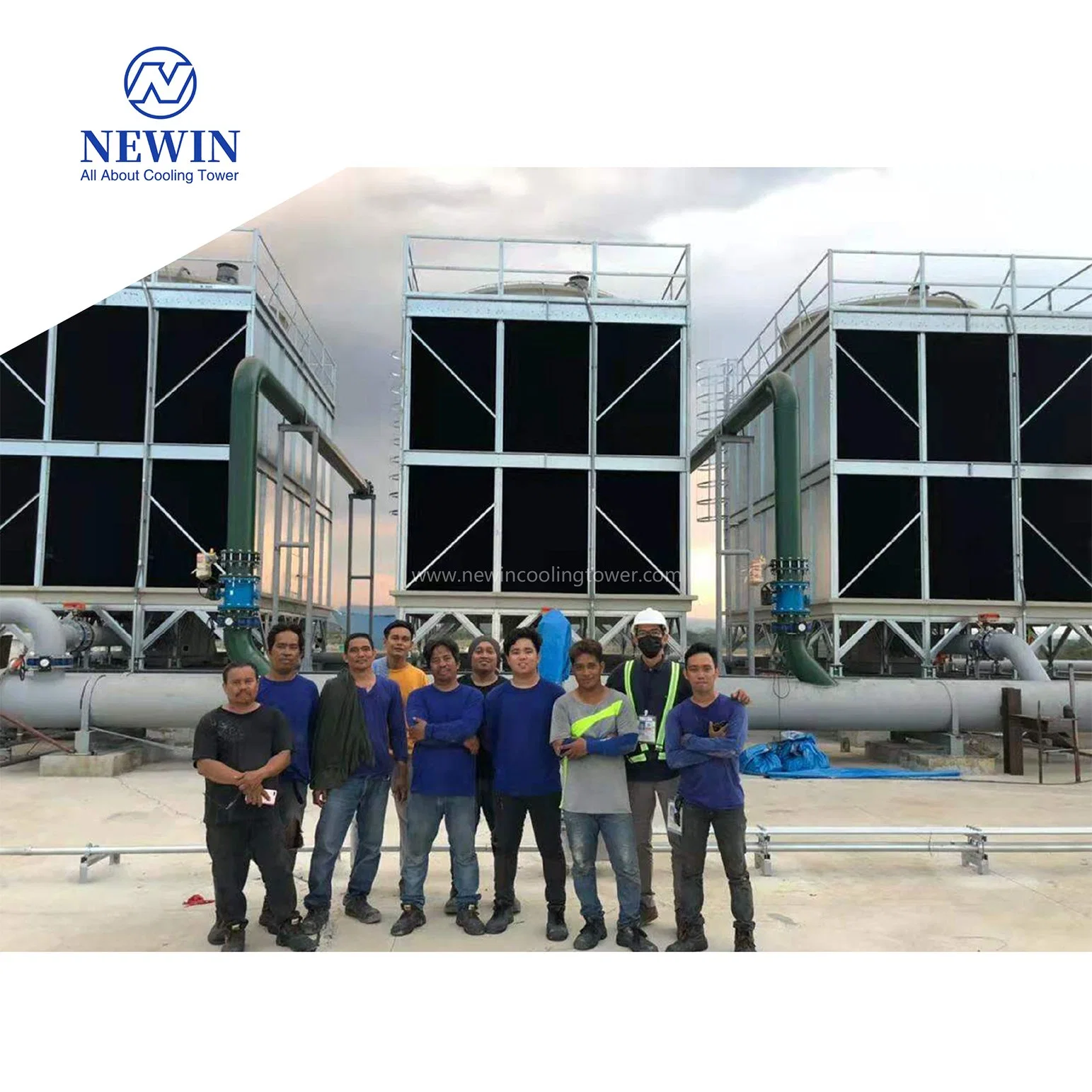 Open Type Full-Stainless Steel Cooling Tower/ Nst-S Series Cooling Tower