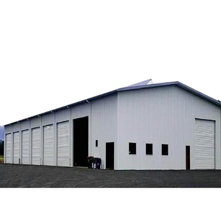 Modern Metal Roof in Europe Prefabricated Portal Steel Frame Warehouse