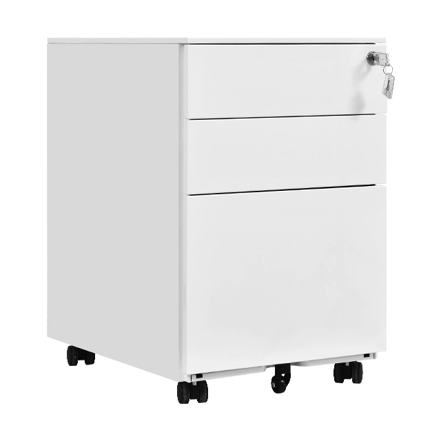 Mobile Pedestal Cabinet Drawer Organizer Modern Office Mobile Pedistal