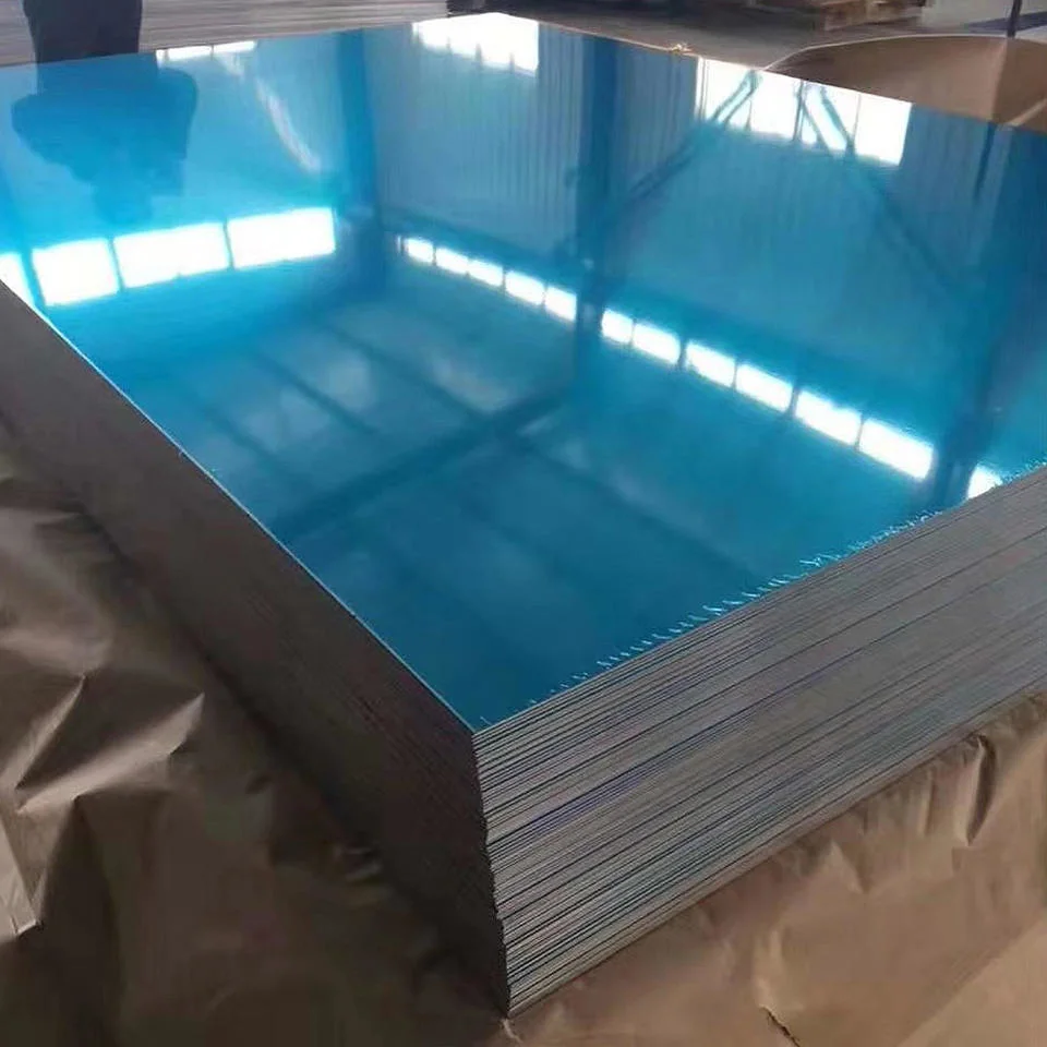 لوحة الحماية من الألومنيوم PVC Film Protected Plate 6061-T651 5052 5083 5754 7075 الألومنيوم ورقة