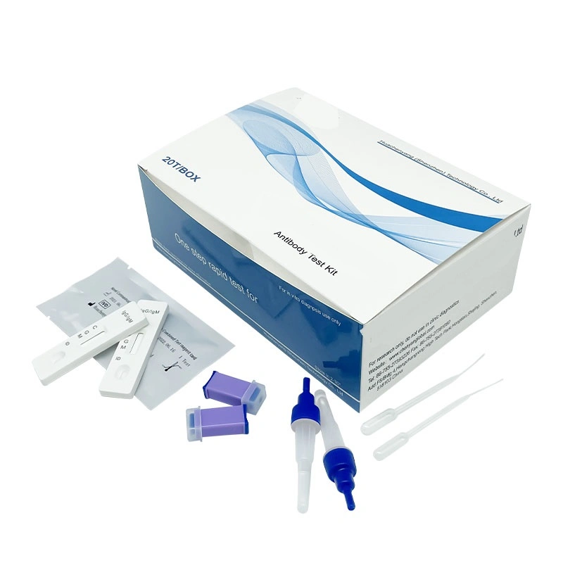 Medical Superior Vollblut Rapid IgG IgM Antikörper-Test mit Puffer für Schnelldiagnosetest