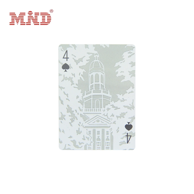 Custom Logo Color Promotional Waterproof Paper Playing Card