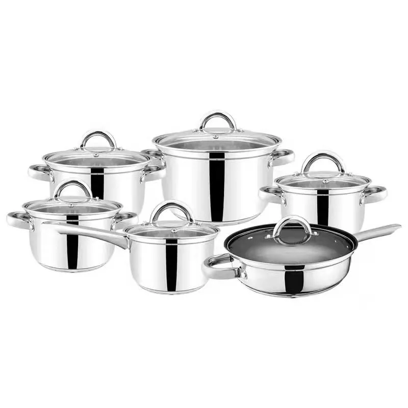 6-Unidades de alta calidad de acero inoxidable utensilios de cocina cocinar con olla manejar