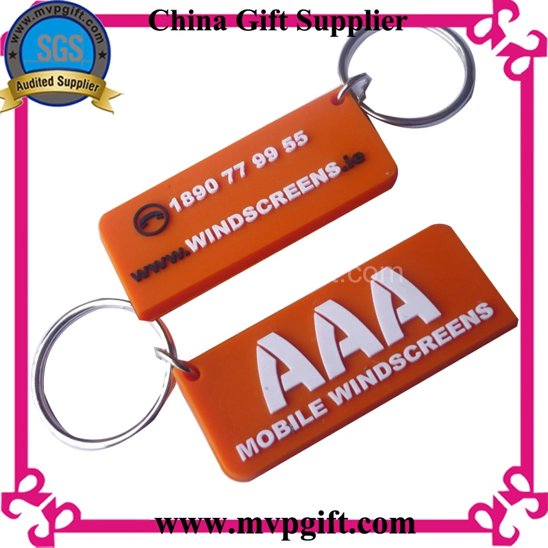 China Custom Plastic PVC Promotion Gift Key Holder