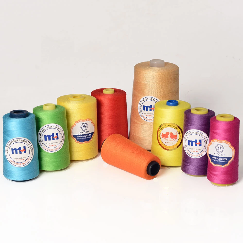 Mh 40s/2 5000yds 100% Polyester Sewing Thread Oeko-Tex 100 Textile Material