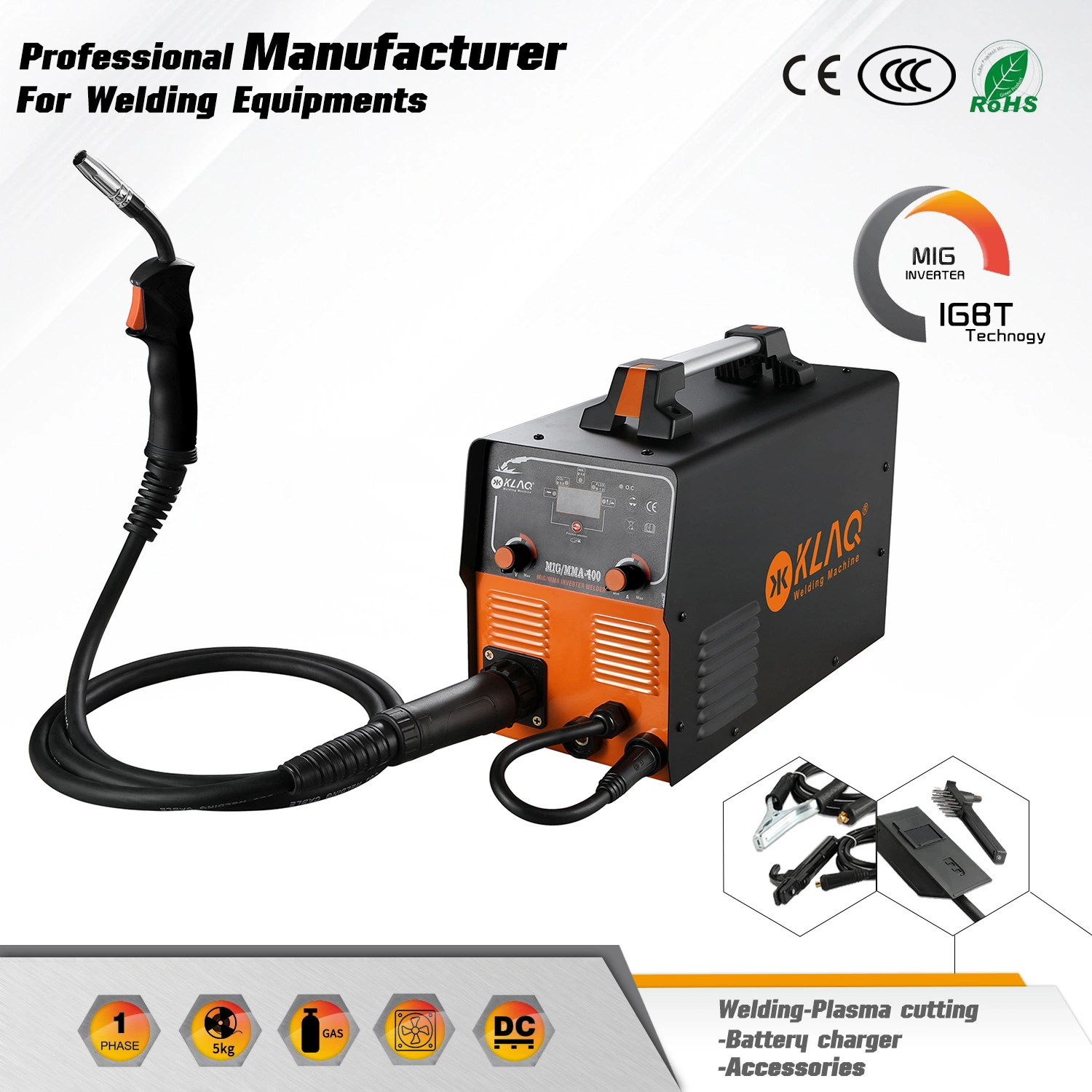 4in 1 MIG MMA Mag Lift TIG Welders Gas Gasless CO2 200 AMPS MIG Welding Machine