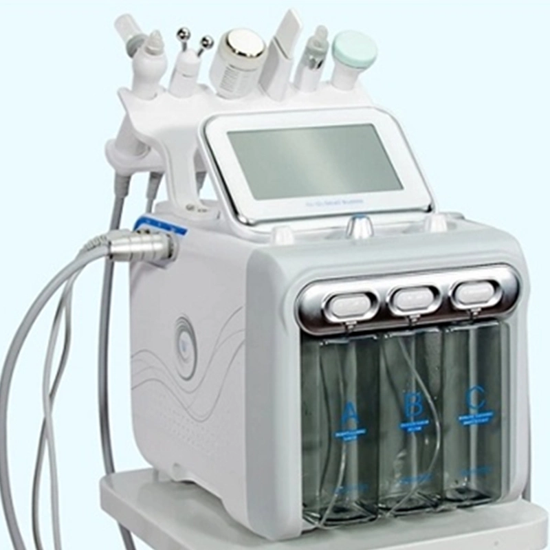 6 in 1 H2 O2 Wasser Dermabrasion Sauerstoff Jet Gesicht Deep Cleaning Haut Rejuvenation Hydra Dermabrasion Maschine