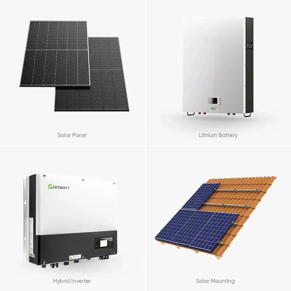 PNG Solar système solaire hybride 20 kw système de stockage d'énergie domestique Alimentation de secours par batterie système d'énergie solaire 10 kw 30 kw