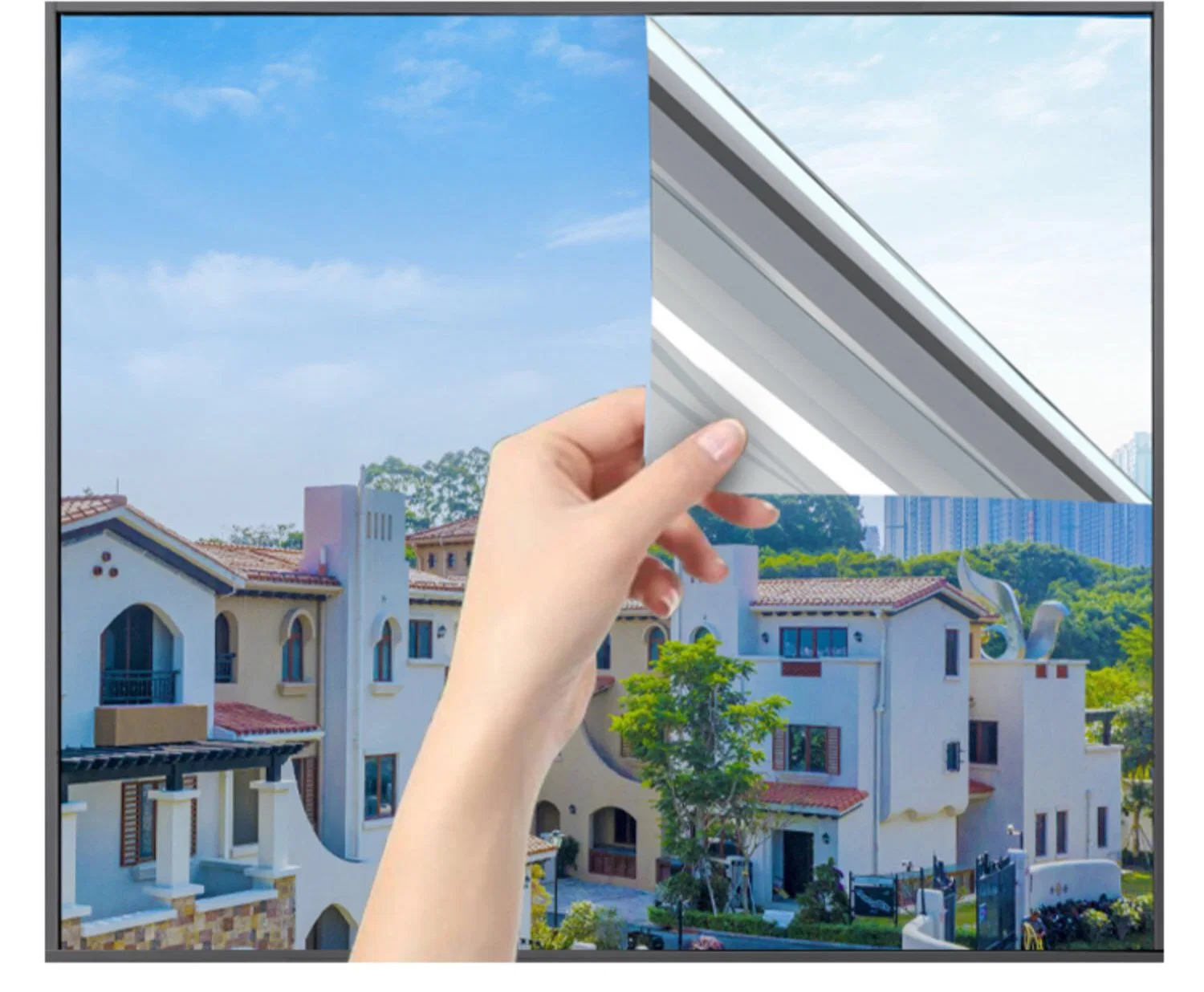 Hot Sell High Heat Rejection Pet One Way Mirror Building Window Film