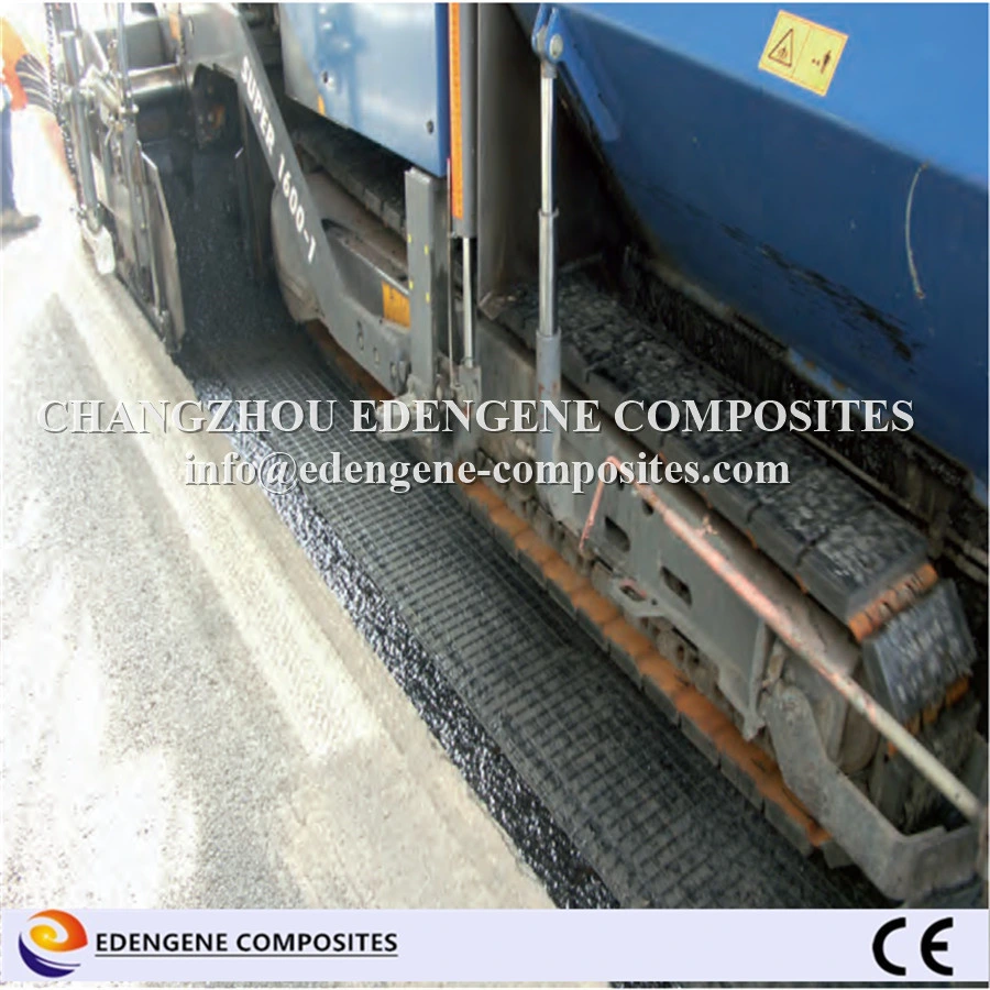 Polyester (PET) géocomposite enduit bitume pour la construction de routes avec Approbation CE