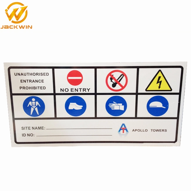 Aluminum Plate Customize Printing Reflective Traffic Warning Signs