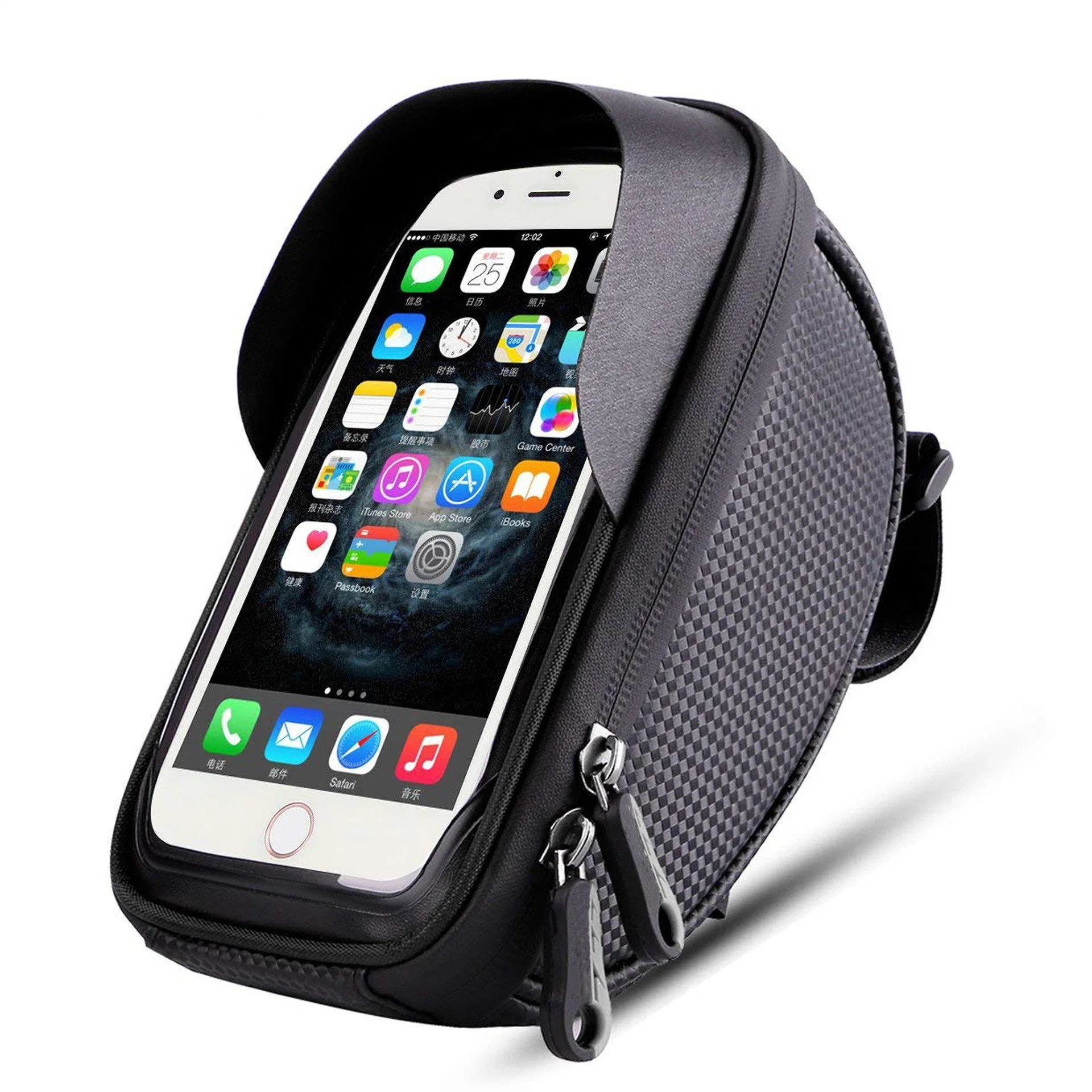 Bike Phone Front Frame Bag Bicycle Bag Waterproof Mount Top Tube Bag Bike Phone Case Holder Accessories Cycling Pouch for Travel