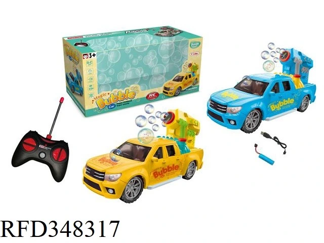 Remote Control Bubble Truck Car Kids Toy 2.4GHz Remote Control Cars Bubble Machine