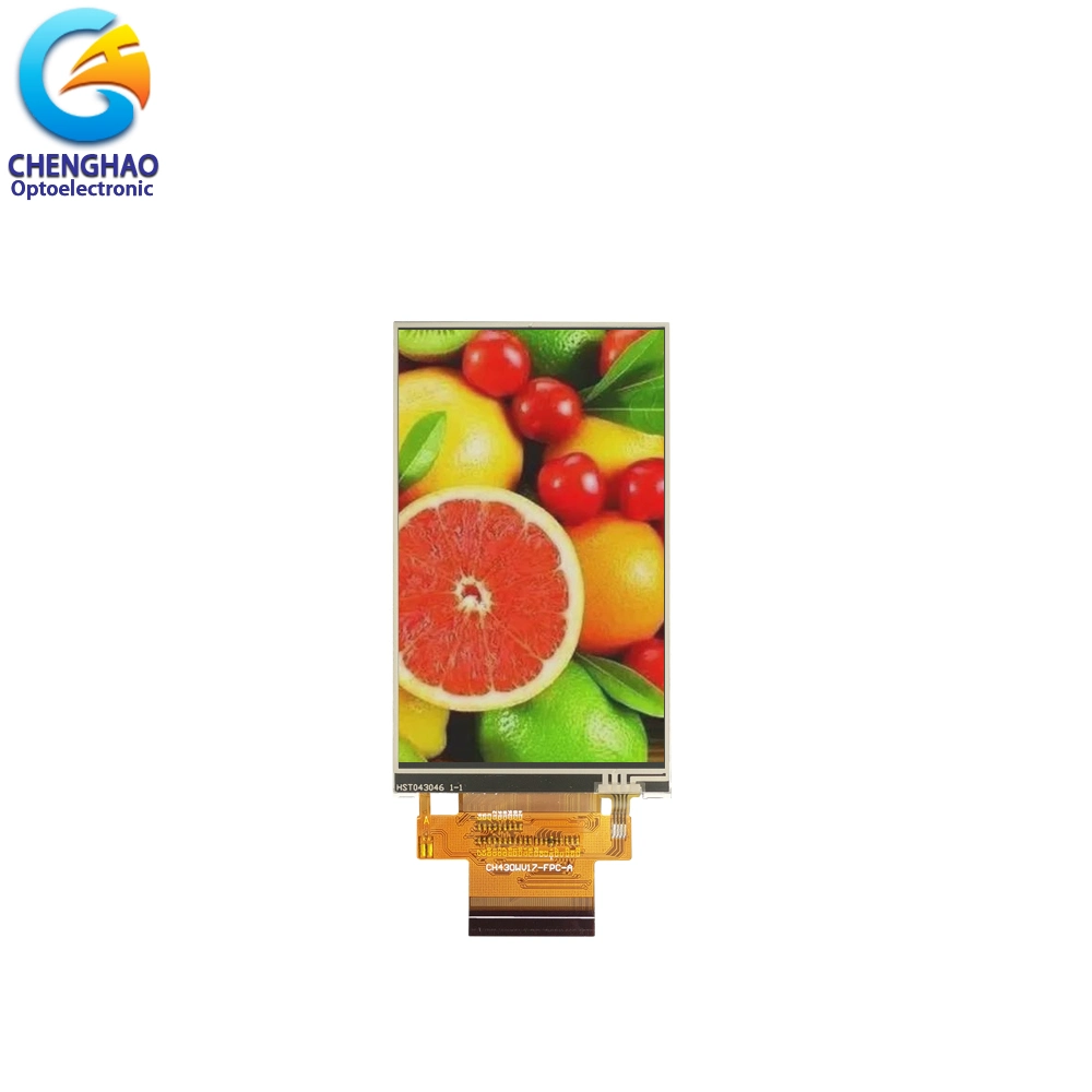 Industry LCM / LCD 4.3" 480*800 Resistive Touch Full Color Display Screen