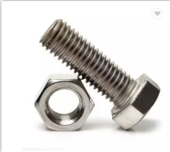 Hexagon Head Bolt Grade 4.8/ 8.8/ 10.9/ 12.9 Half Thread and Whole Thread Hex Bolt and Nut Used for The Structional or Building Material 40crmo Alloy Steel