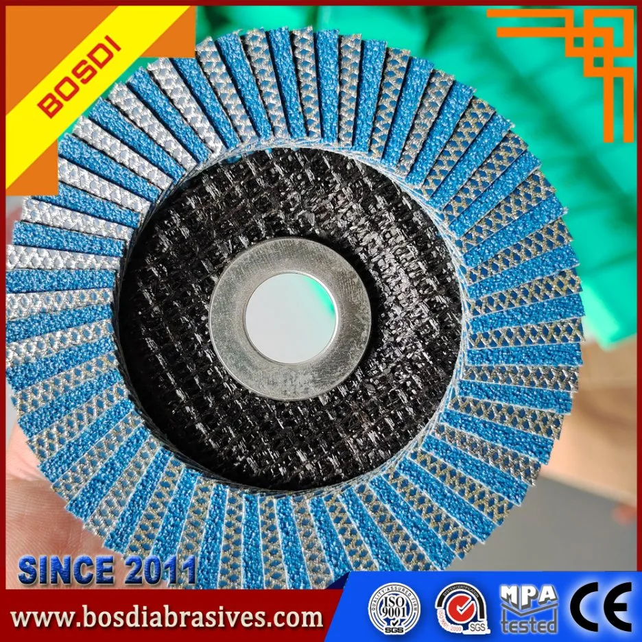 Bosdi Diamond Flap Wheel, Flap Disc Polishing Fro Marble, Granite, Pocelain, Tile, Ceramic,Grit 50/60/120/200/400, Size:4.5" and 5" Export to America and Europe