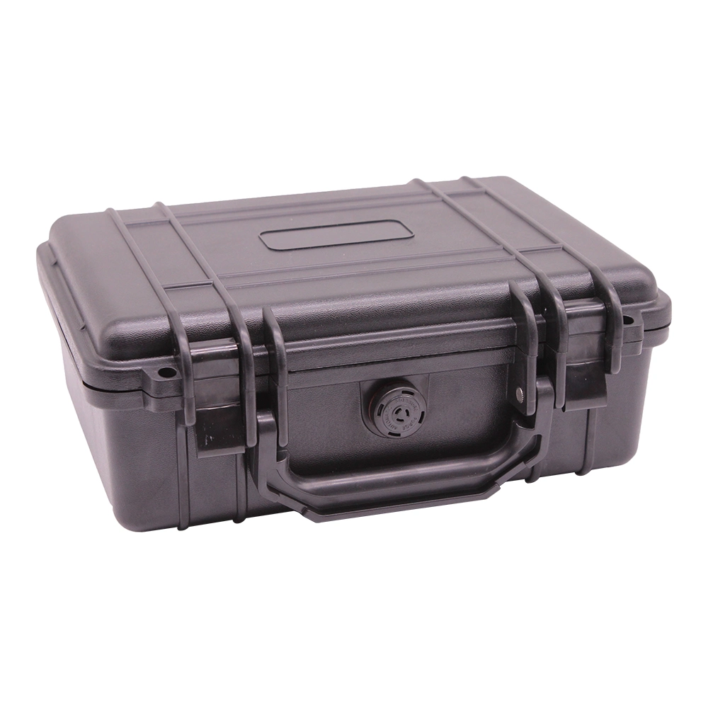 Duro impermeable Bolsa Caja de herramientas Caja de almacenamiento con una esponja de la Cámara de transporte negra