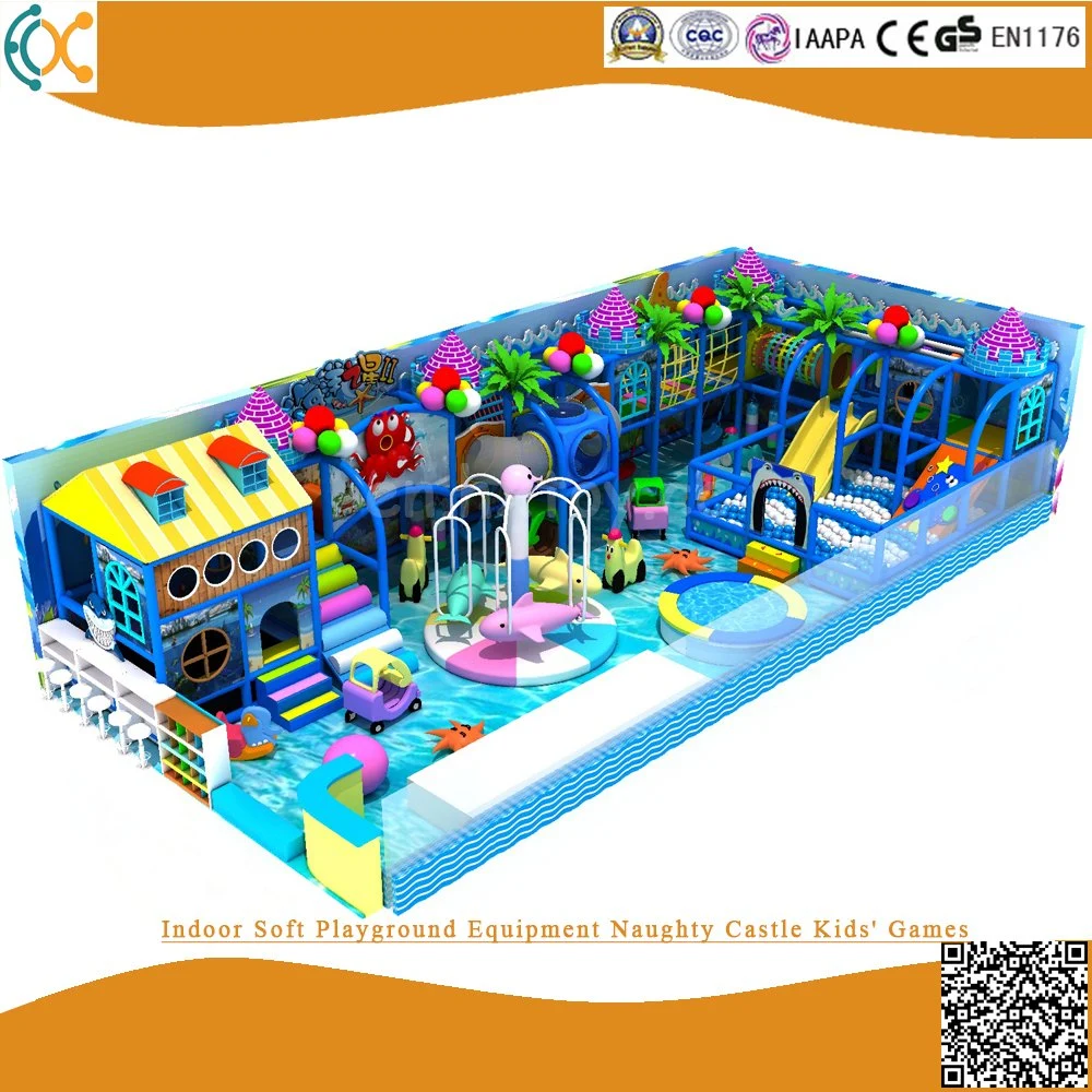 Indoor Soft Playground Equipment Naughty Castle Kids' Games