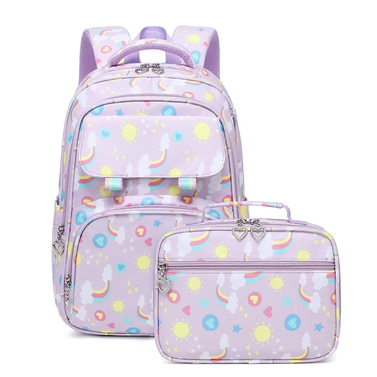 Leisure 3pcs Set Mochila Moda impresión Diseño Bolsa Escuela estudiante Establecer bolsas de libros deportivos