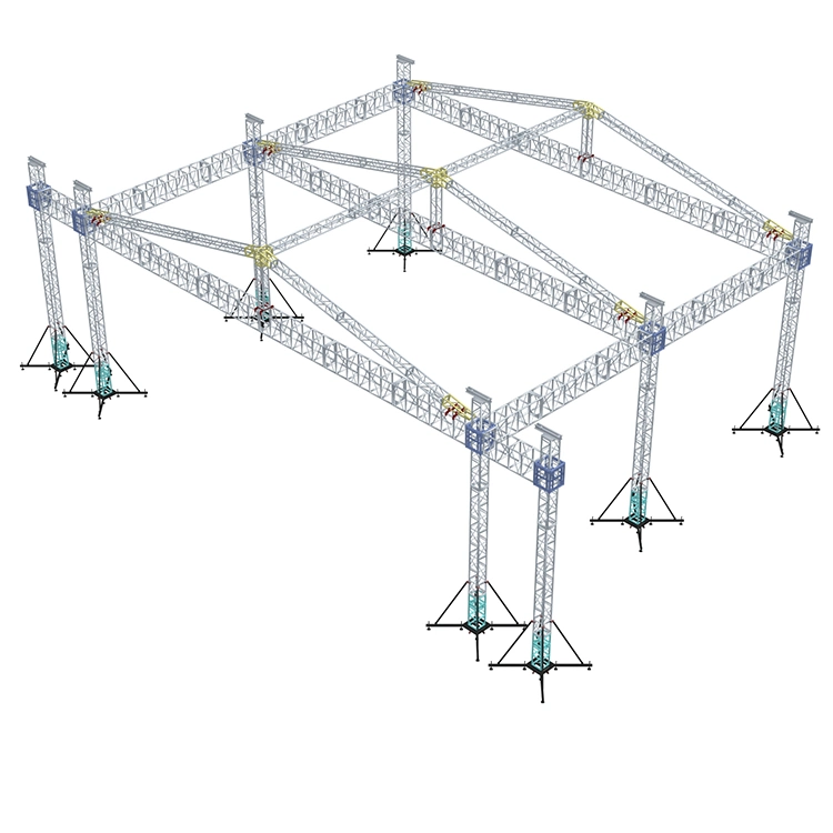 Aluminum Stage Frame Truss Structure Aluminum Lighting Roof Truss with Wings