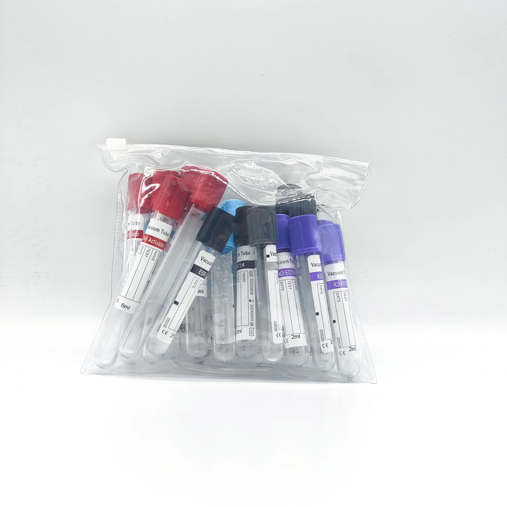 Medical Industry OEM Plasma Blood Collection Tube Kit Tube with Calcium Chloride with CE