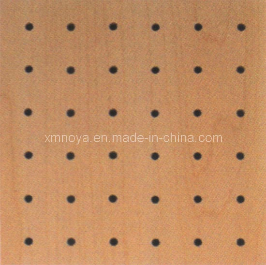 Building Decorative Material, Perforated Wooden Acoustic Wall Board