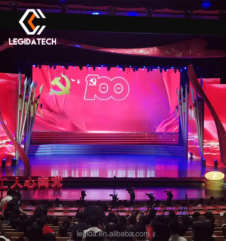 Legida módulo grande LED Video pared escenario pantalla LED Alquiler de pantallas, P2 P3 P4 LED Alquiler de pared