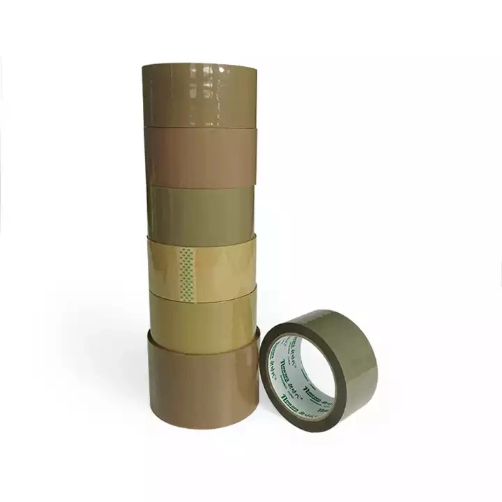 Tan Color BOPP Film Water-Based Glue Acrylic Material Packing Tape