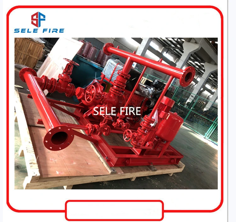 UL/FM Approved Fire Fighting System 750gpm Diesel Split Case Fire Pump