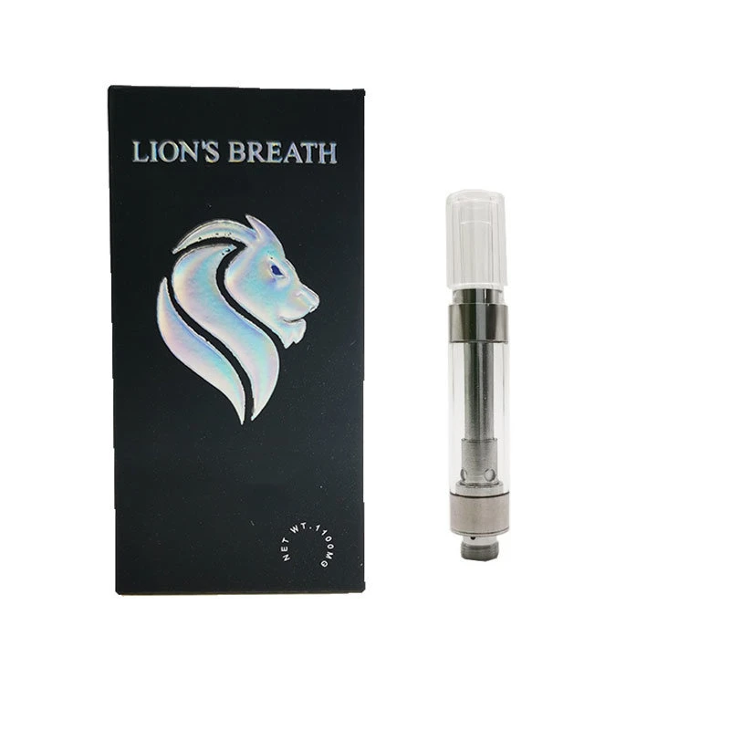 Wholesale/Supplier Lion's Breath Thread Empty Vape Carts Hhc Thick Oil Distillate Ceramic Coil Cartridge 1ml Disposable/Chargeable Vape Pen