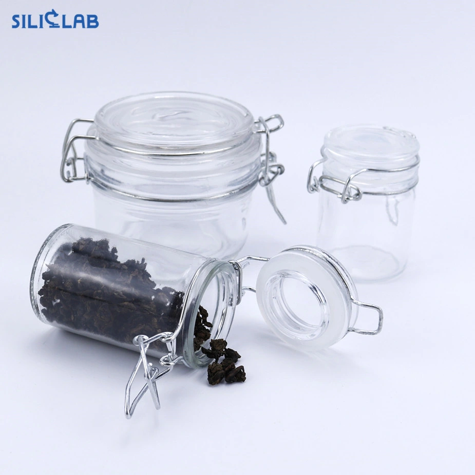 Wholesale/Supplier Kitchen Large Round Food Airtight Bottle Jar Glass Borosilicate Glass Jar Storage and Container