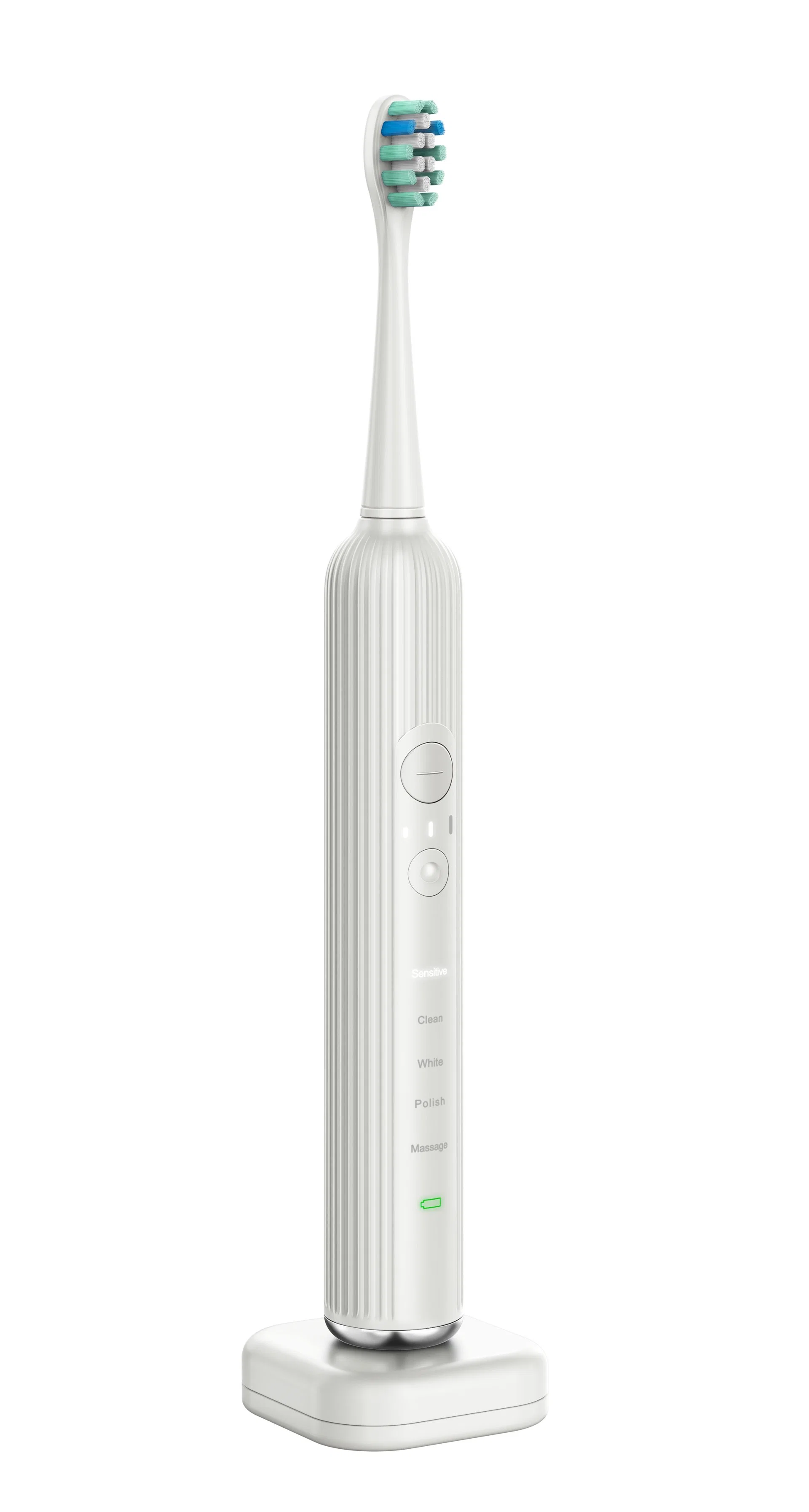 Jssan Roman columna Dual Button 15 modo cepillo dental sónico Navidad Regalo cepillo de dientes eléctrico