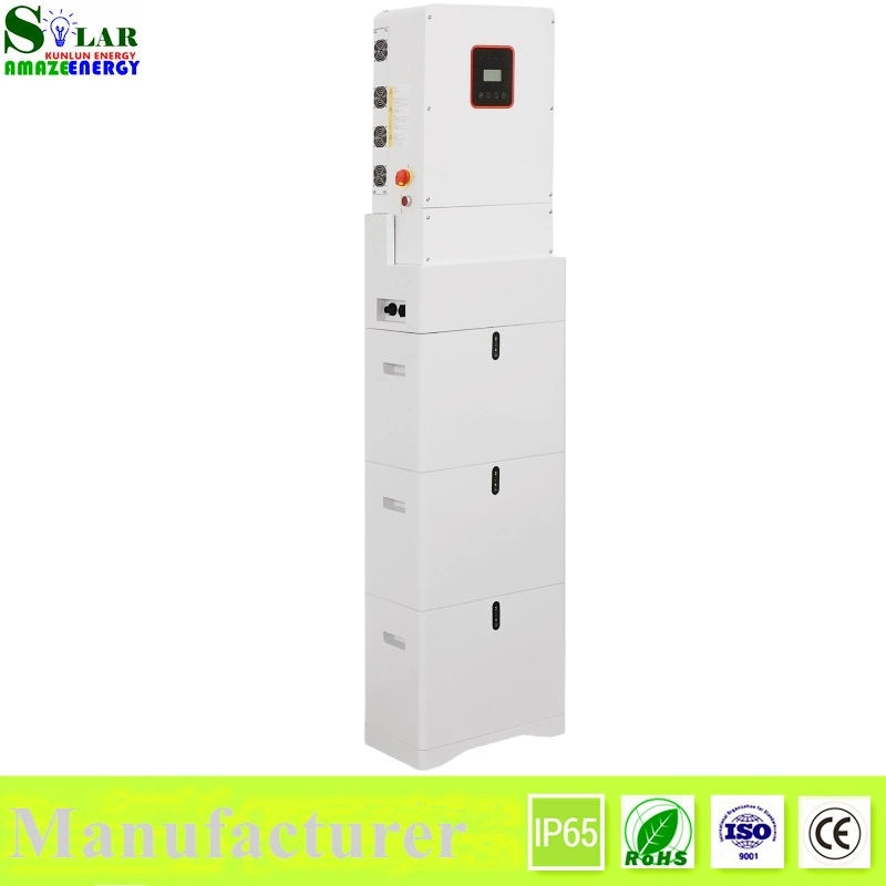 Rechargeable Lithium Battery 51.2V 48V 5kw Hybrid Inverter 10kwh Li-ion/ Lithium Ion LiFePO4 Rack Battery for UPS Home Solar Energy Storage System Power-Wall