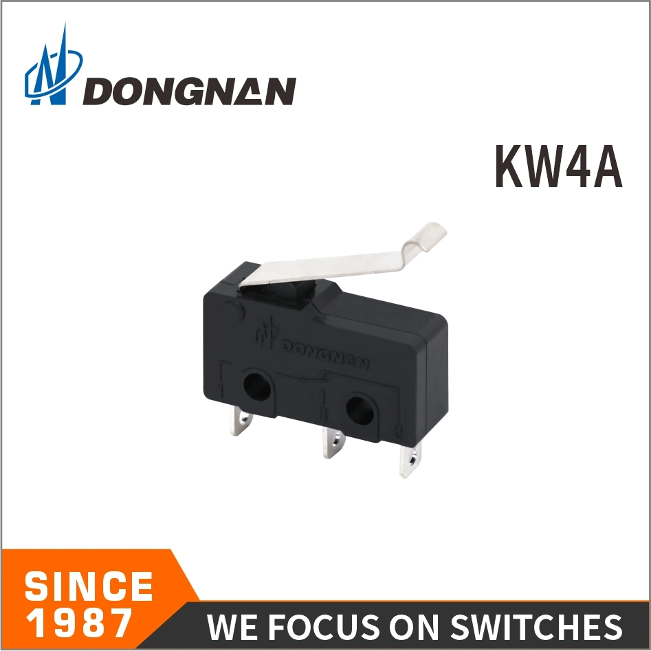 Kw4a Mini Micro Switch Button Switch with Handle Manufacturers Direct Sales