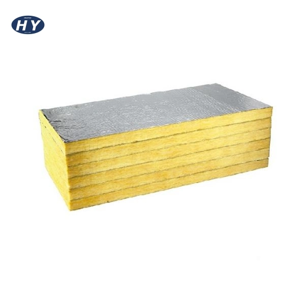High quality/High cost performance  Strong Fireproof Aluminum Foil Glass Wool Board for Partition Acoustic Insulation