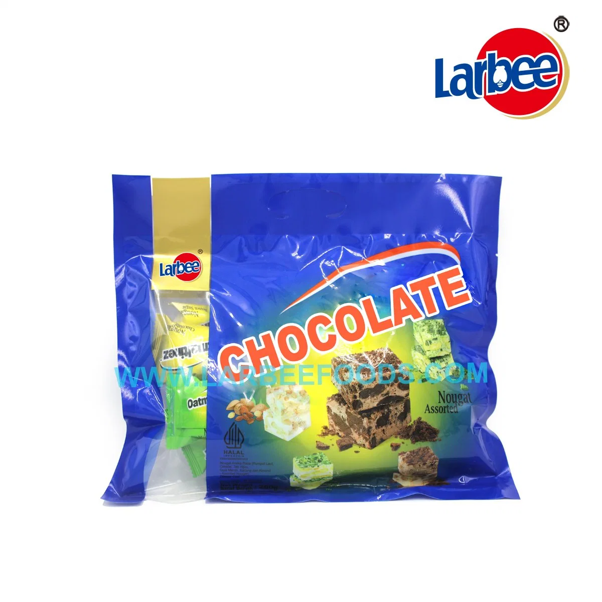 Nuevo lanzamiento de Marca Larbee 200g Nugat sabor variado en Bolsa