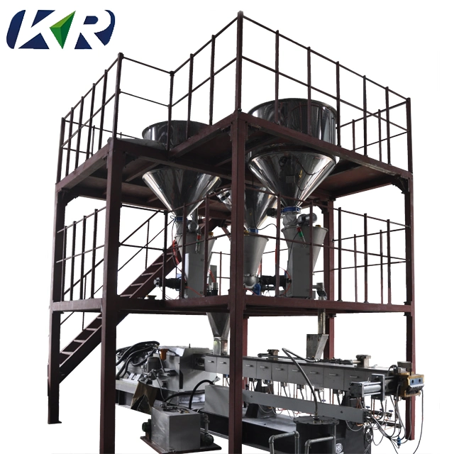 Tse-65 Twin Screw Pelletizing Plastic Color Masterbatch Equipment