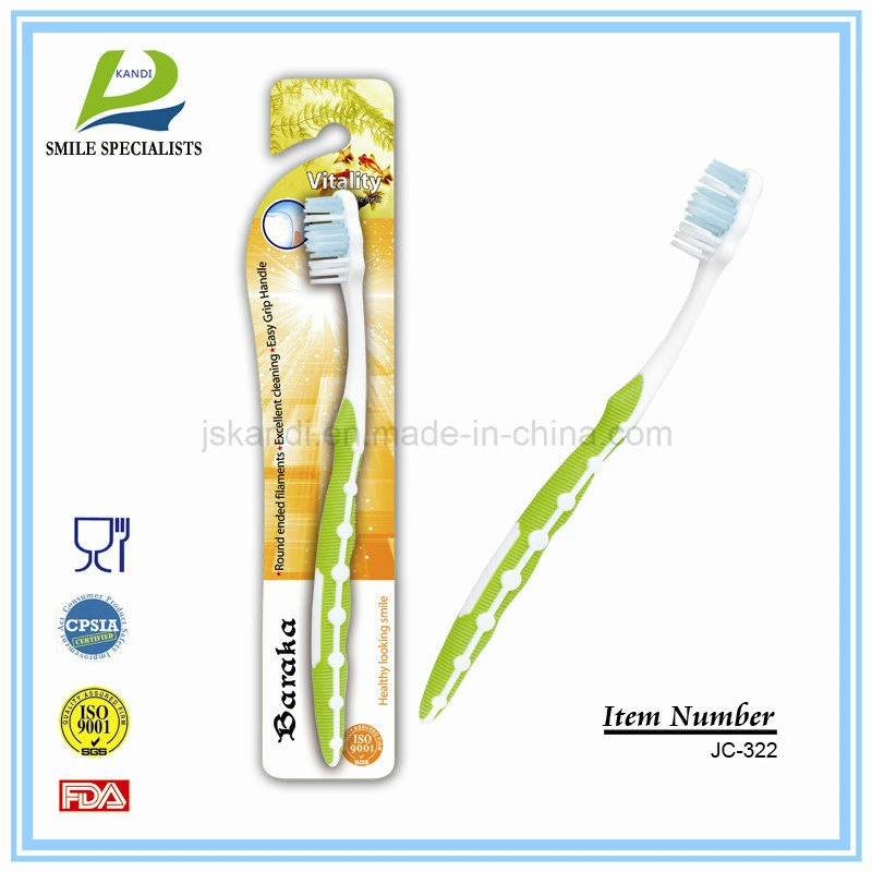 High Quality Free Sample Adult Toothbrush with FDA Approved