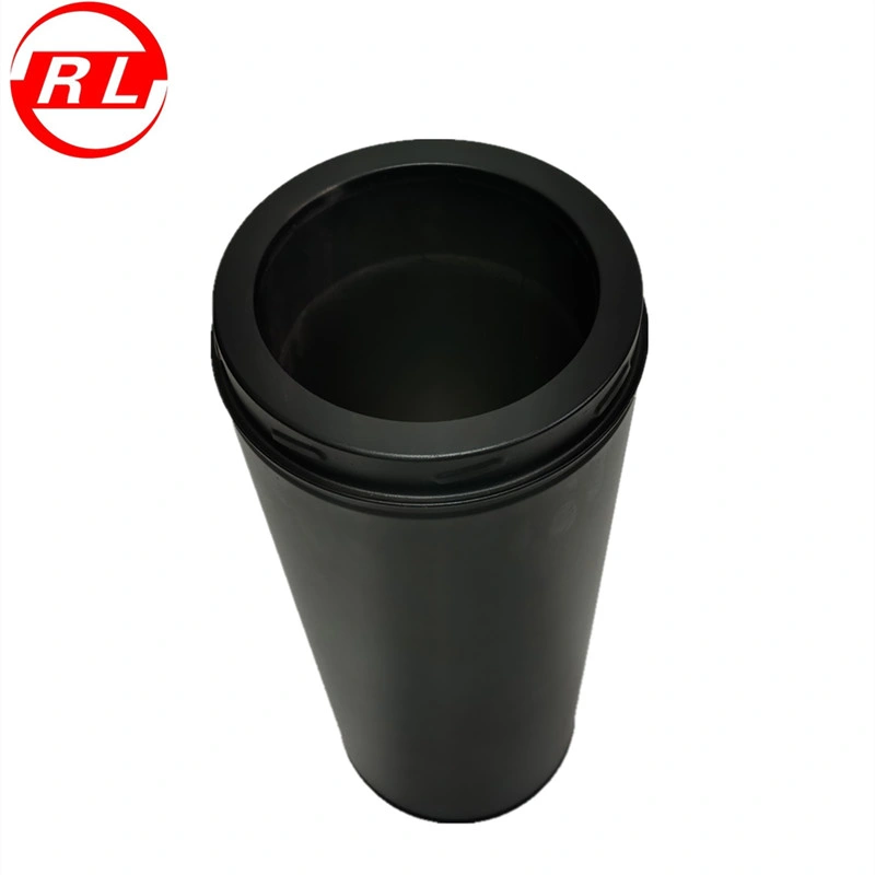 Black Painted Twin Wall Straight Pipe with Insulation