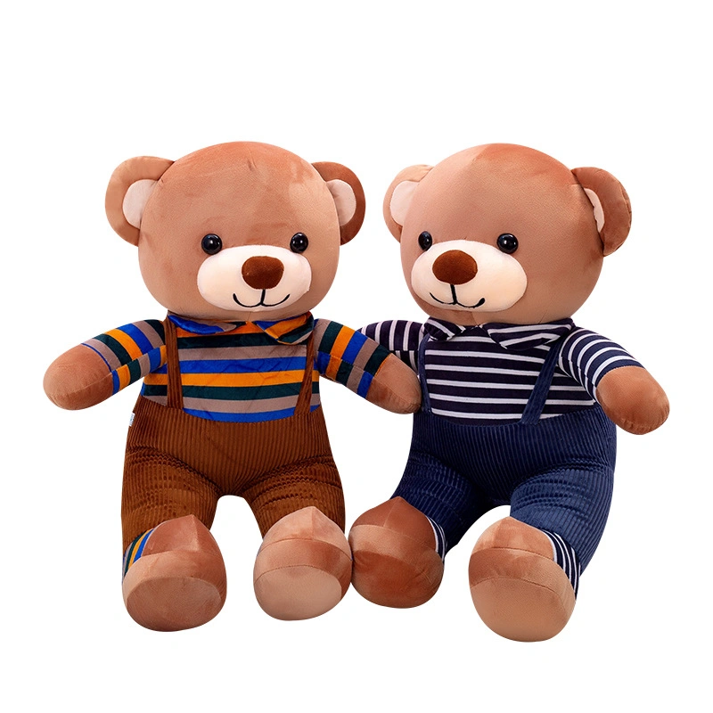 Cartoon Overalls Bear Doll Plush Toy Hug Bear Doll