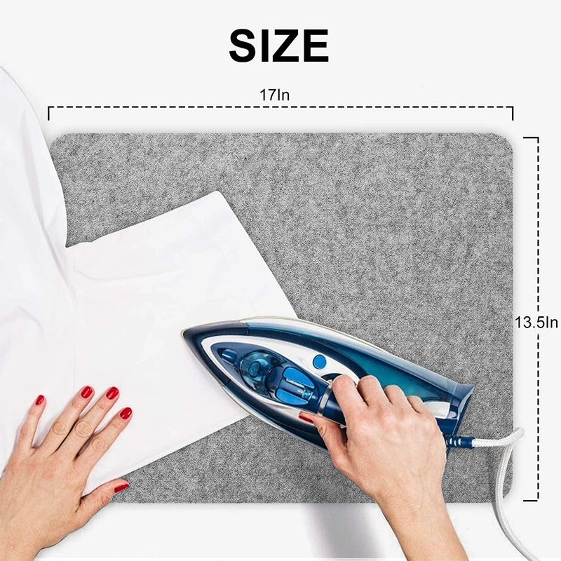 Felt Travel Table Top Heat Press Ironing Board Mat, Sewing Accessories Pad for Ironing