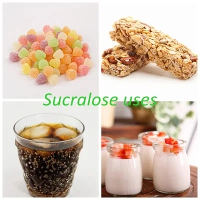 Edulcorante de grado alimentario Sucralosa polvo de azúcar FCC Sucralosa