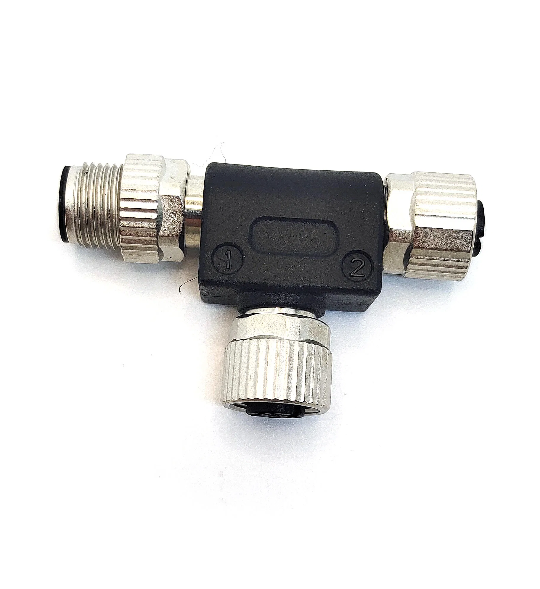 Svlec IP67 T Type Splitter Converter Adapter a Code M12 to 2m12 Male and Female Connector for Automation System