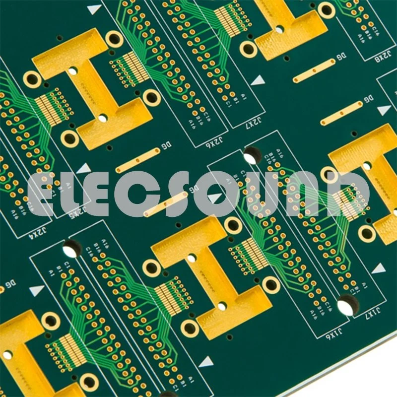 Alto rígido TG170 chapado en oro/plata de 1,6 mm de PCB