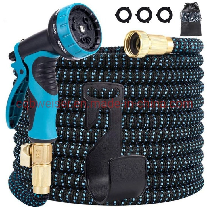 Expandable Garden Hose 100FT Magic Hosepipe with 8function Spray Gun