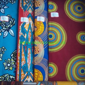 100% Polyester Printed Fabric Super Wax Home Textile Clothing with Good Quality