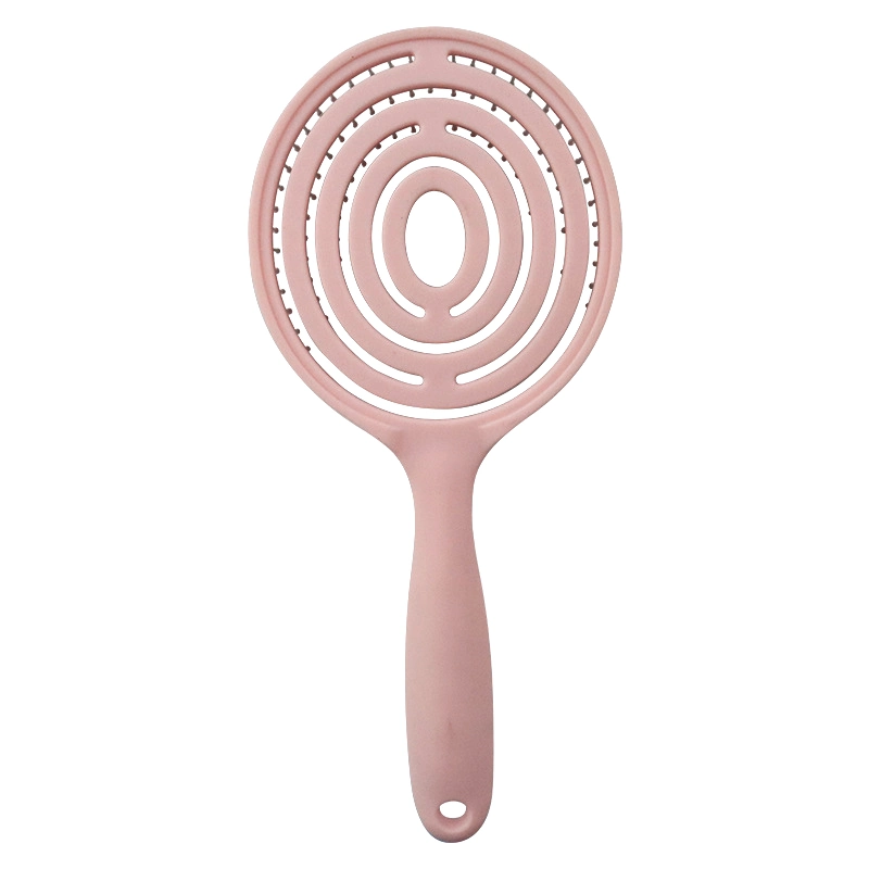 New Detangling Hair Brush Wholesale/Supplier Hot Sale Round Nylon Bristle Wet Hair Curved Vent Brush