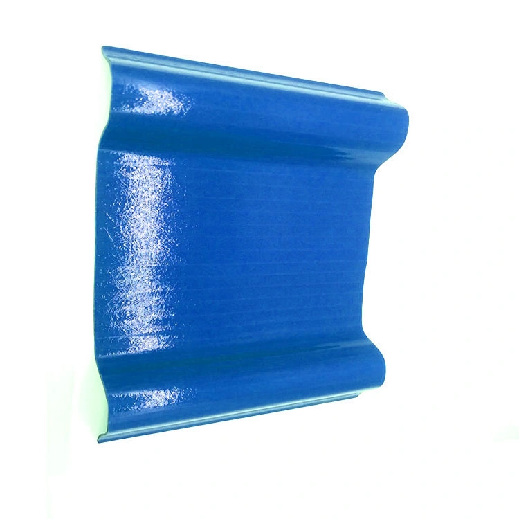 Anti-corrosión 1-2,5 mm Fibra de vidrio plástico FRP corrugado para la chapa de techo Claraboya