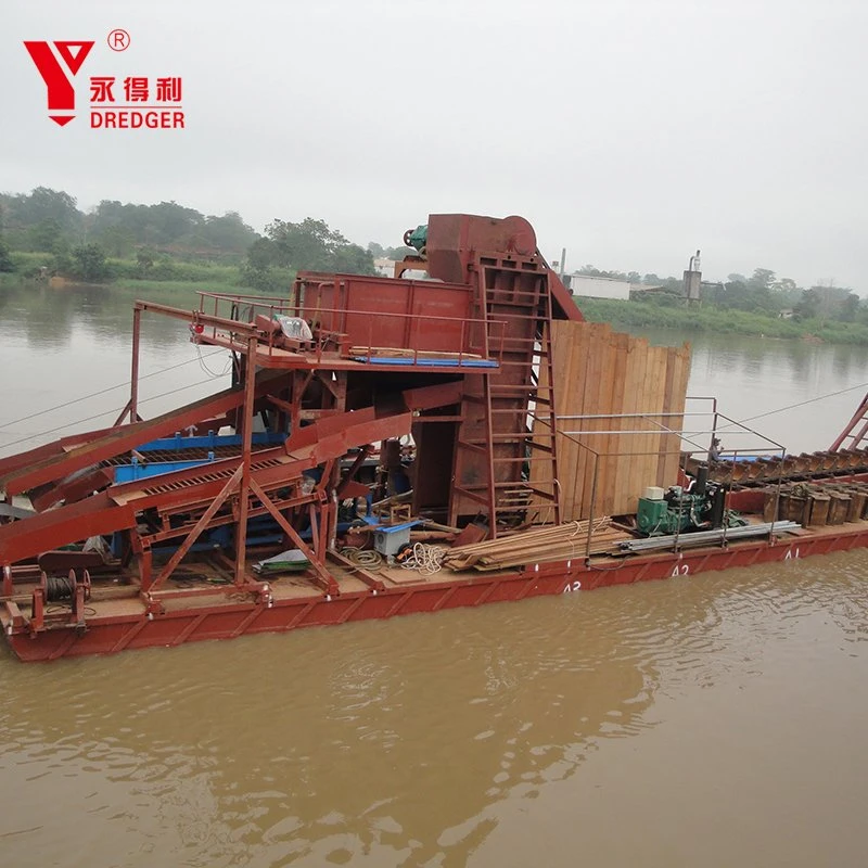 2023 Hot Sale Bucket Chain Type Diamond Dredger for Sale in Angola