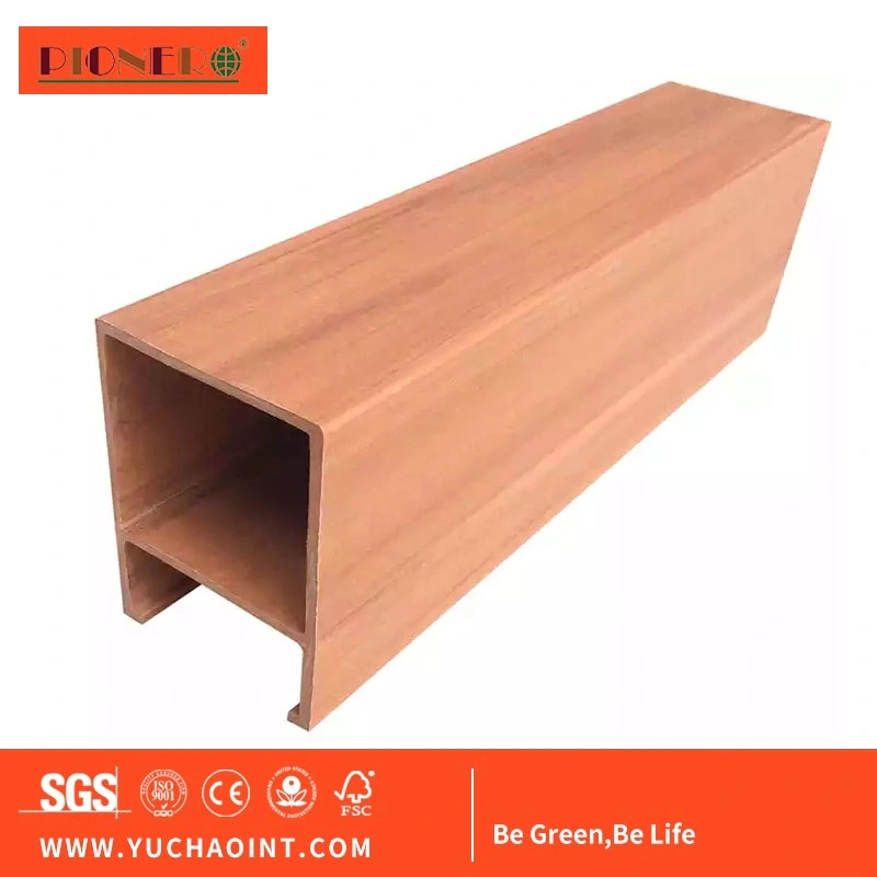 50*90mm composto de plástico de madeira quente Forro interior Ecowood Decoração fácil de instalar